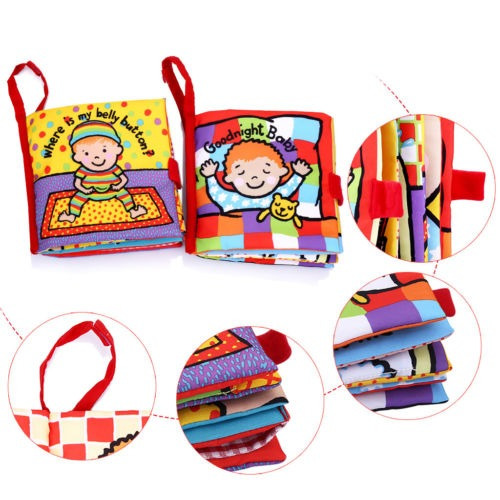 Libro De Tela Set Jollybaby Niños Libro Juguetes Niños Desar