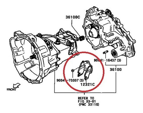 Soporte Caja Transferencia Daihatsu Terios