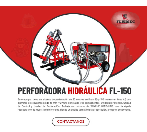 Perforadora Fl-150 / Equipo Versátil De Fácil Operación