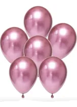 Comprar Globos Látex Crome Color Fucsia O Malva 12 PuLG Pack X 6 Und