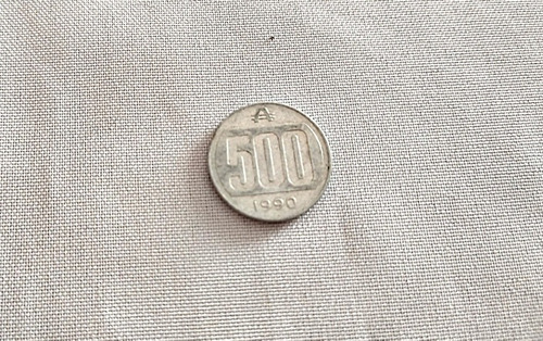 Moneda 500 Autrales 1990 Original
