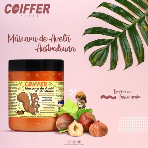 Imagem 3 de 4 de Máscara Capilar Avelã Australiana Coiffer 500g
