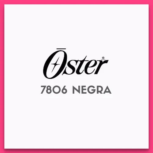 Licuadora Oster 7806 Negra 12 Vel. Pulso Jarra 1 25l 450w