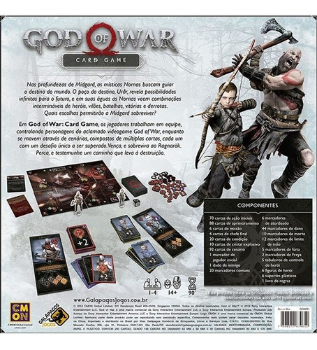 Imagem 4 de 4 de Galápagos - God Of War (card Game)