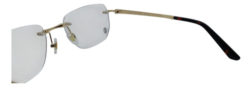 Lente Cartier 3pzs Color Dorado Con Negro Ct0512-c2 Dorado