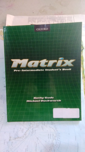 Matrix Pre-intermediate Student's Book