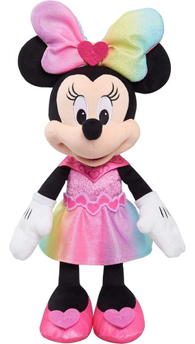 Peluche Minnie Mouse  13 Pulgadas Con Luces Y Sonidos Disney