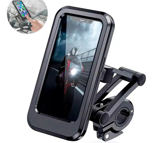 Soporte Porta Celular Moto Bicicleta Impermeable Estuche