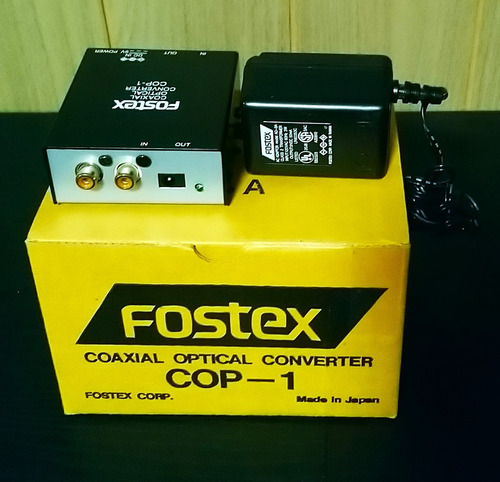 Convertidor Optico A Coaxial Digital Fostex