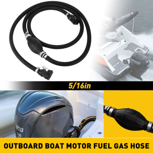 5/16  Marine Outboard Boat Motor Fuel Gas Hose Line Asse Ggg