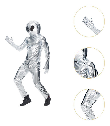 Disfraz De Extraterrestre Ligero Para Hombre Y Mujer,