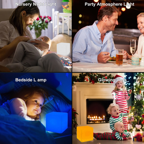 Luz Noturna Pequena Para Presente Kids Control Toys Lights U