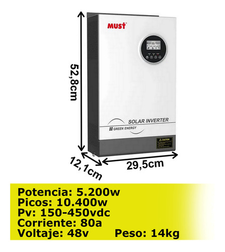 Kit Solar Hibrido Sin Baterias Sin Mantenimiento On Grid Hf