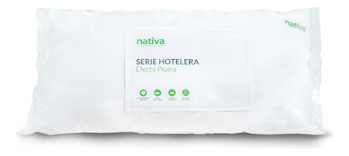 Almohada Nativa Fibra Serie Hotelera 70x40