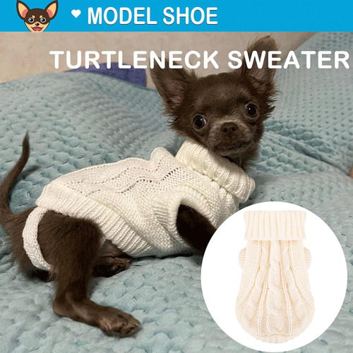 Sueter Para Chihuahua, Talla Xx-small, 1x Azul / 1x Blanco