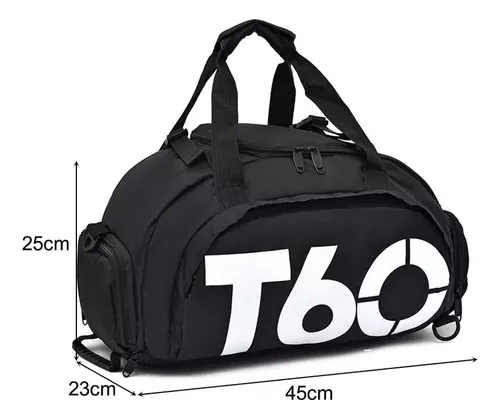 Bolso Deportivo Mochila T60 Viaje Reforzado Impermeable