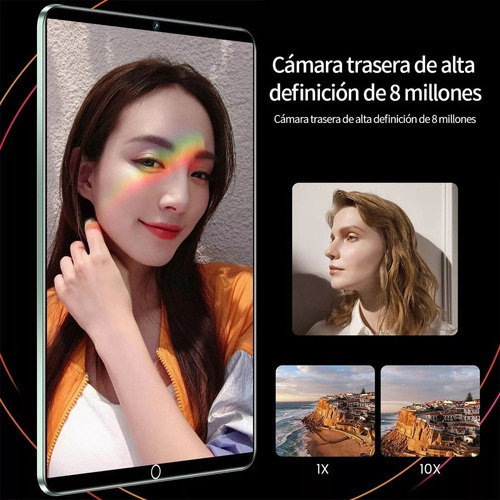 Tableta Mt6797 Chip 10.1 128gb Azul Y 6gb Memoria Ram Color Azul