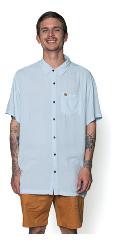 Camisa Viscosa Kaya Unite Lt Blue