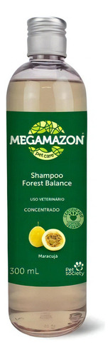 Shampoo Para Cães E Gatos Megamazon Forest B. Maracujá 300ml