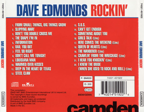 Cd Rockin' (dave Edmunds) Estándar