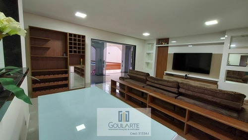 Imagem 11 de 30 de Casa Alto Padrão Com 4 Suítes E Lazer À Venda Em Guarujá/sp - 3535
