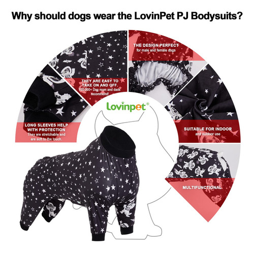 Lovinpet Ropa Labrador Perros Grandes, Ajuste Delgado, J