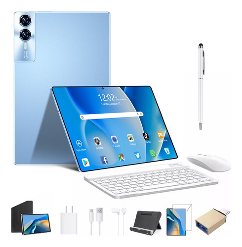 Tablet S12 Gpt Android 13 512gb +12gb Ram Con Teclado
