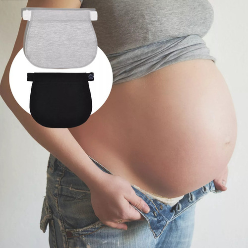 Extensores De Pantalón Bandas Para Embarazo Maternidad Set 4 4 Colores Algodón