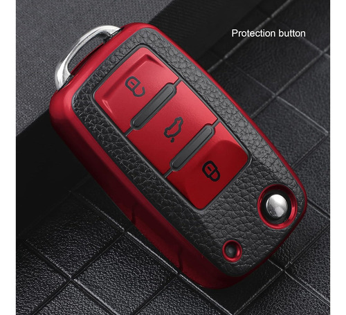 Funda Protector Llave De Vw Jetta Bora Polo Gol Vento Virtus