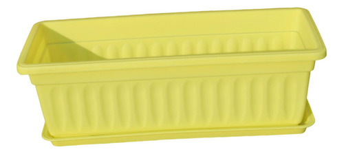 Caja De Ventanas Sembradora Flower Macetas Amarillo