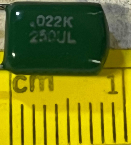 Condensador Poliester 0.022mf 250v Cp5-22 22nf 0.022uf 223 *