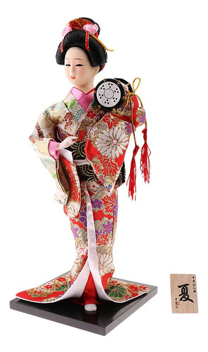Figura Brocade Geisha Kabuki