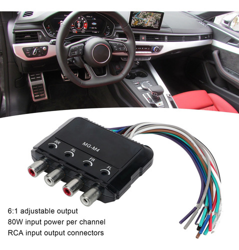Convertidor De Audio De Alto A Bajo De 4 Canales Mg-m4