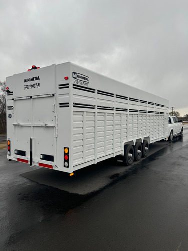 Trailer Semirremolque 3 Ejes Para Animales