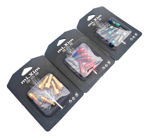 2 X 6x Kit De Tornillos De Vástago De Bicicleta Tornillo De
