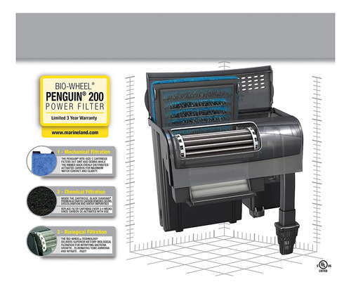 Filtro Para Acuarios Marineland Penguin Bio-wheel Power Filt