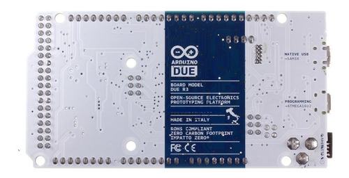 Imagen 3 de 7 de Arduino Due R3 Generico + Cable Micro Usb - Arm - Sam