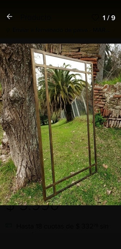 Espejo Redondo 70 Cm. Hierro.negro.dorado.etc. Fabricante!!