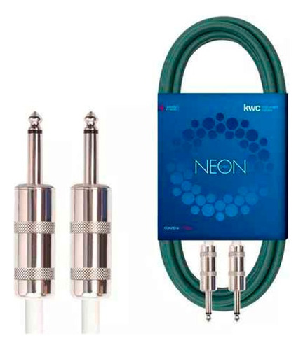 Cable Para Parlante Plug 6 Metros Reforzado Kwc Neon 143