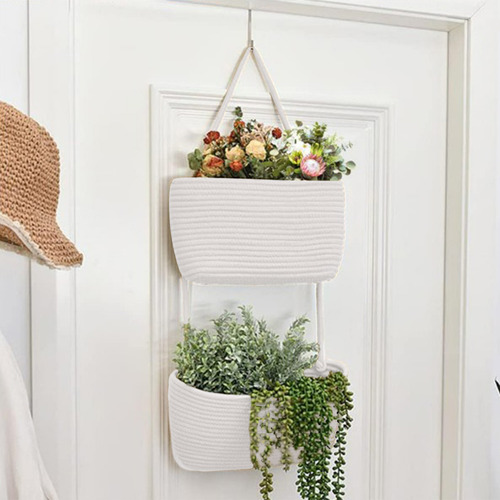 Cesta Colgante Decorativa Para Habitación, Cesta De Almacena