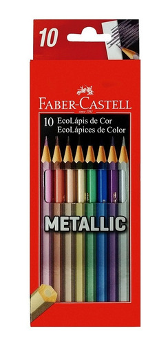 Colores Faber Castell Metálicos X 10 Uds