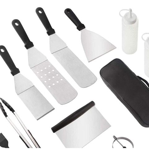 Conjunto De Acessórios Para Grelha, Raspador E Ferramenta