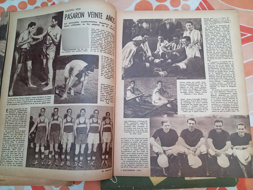 El Gráfico 1569 Año 1949 Fangio Independiente Boca 2/9 (Usado)