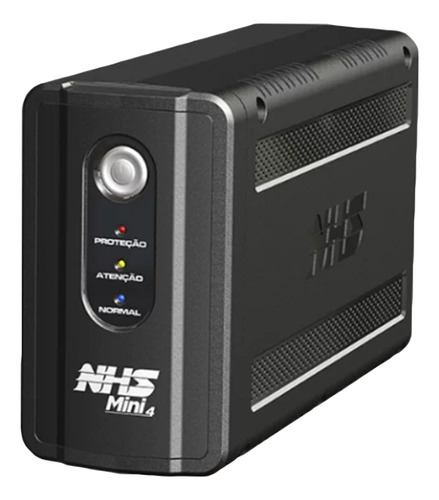 Nobreak Nhs Mini 4 600va 300w Interactive B 6t E120/220 S120 Cor Preto