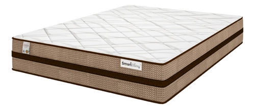 Colchão Casal Molas Ensacadas Plumatex Smart Ilheus Bege