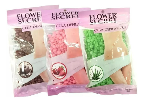 Cera Depilatoria Granulada 100grs Flower Secret Unidad !