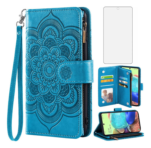 Asuwish Compatible Con Samsung Galaxy A71 5g Funda Tipo Y De