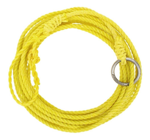 Laço 10mm Torcido Chumbado Com Tratamento Amarelo 10mt - Ame