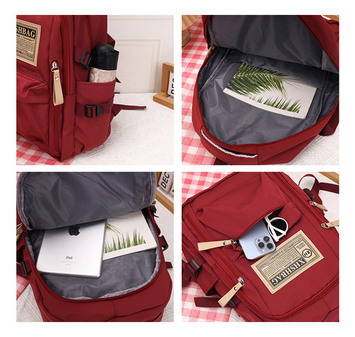 Mochilas De Viaje Informales De Moda, Mochilas Escolares Universitarias