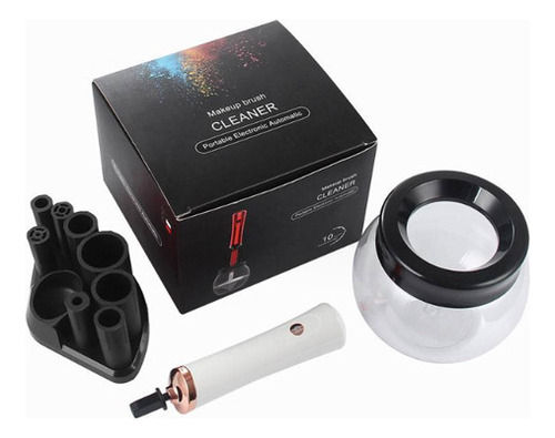 Limpiador De Brochas De Maquillaje Cepillo Eléctrico Limpio